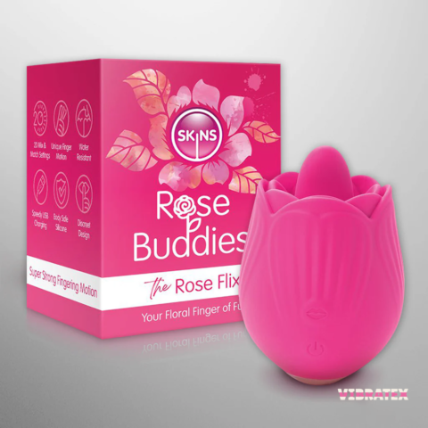Skins Rose Flix Clitoral Stimulator