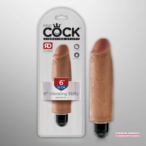 King Cock 6" Stiffy Realistic Vibrator