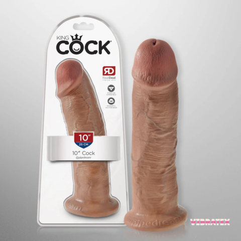 King Cock 10" Realistic Dildo