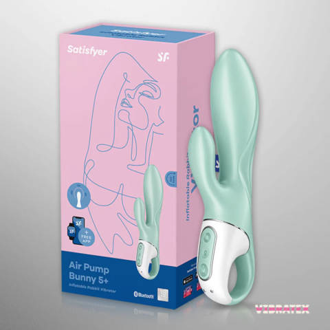 Satisfyer Air Pump Bunny 5+ App Controlled Vibrator