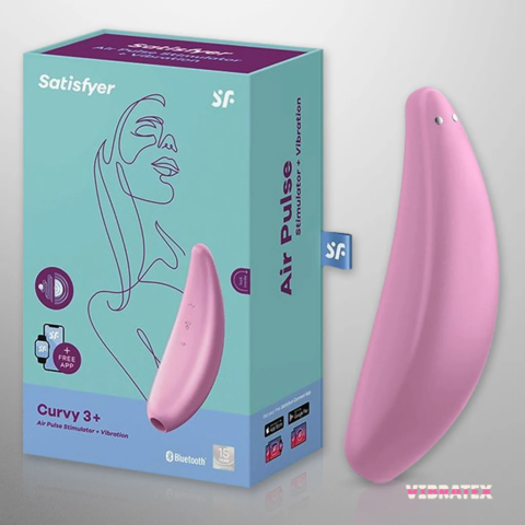Satisfyer Curvy 3+ App Controlled Clitoral Stimulator